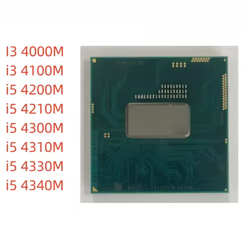 I3 4000M i3 4100M i5 4200M i5 4210M i5 4300M i5 4310M i5 4330M i5 4340M