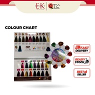 Colour Chart Hair Colour Hair Dye