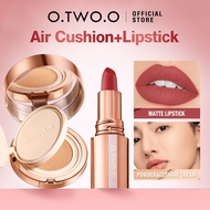 O.TWO.O 2 In 1 Cushion & Lipstick 2pcs Makeup Set/2 In 1 asas dan bedak&Gincu
