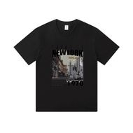 New York 1970 Street Scene Summer, short sleeve T-shirt men