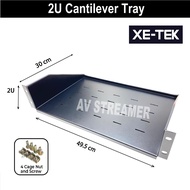 1U / 2U Cantilever Tray for Server Wall Mount Rack