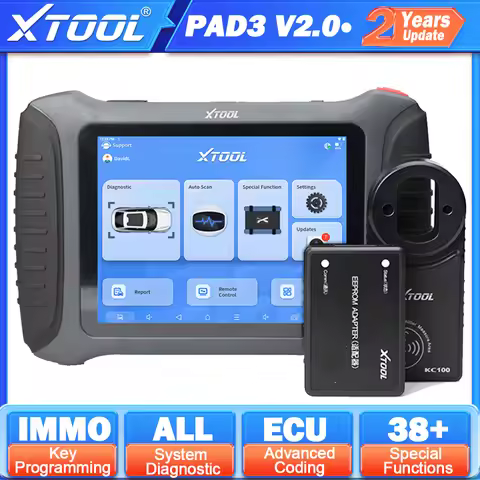 XTOOL X100 PAD3 V2.0 Elite IMMO Key Programming Tools All Key Lost Add Keys All System Diagnostic Ke