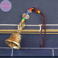 Strongaroetrtombn Retro Copper Bell Wind Chimes Brass Crafts Die-casting Falling Wind Chimes Tibetan