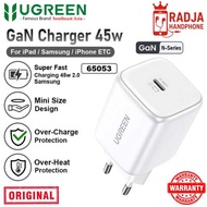 Ugreen 65052 65053 Wall Charger GaN 45W USB-C - White