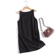 Md Womens Clothing French Style Minimized Style Daughter Sense Sleeveless Backless Dress Small Black