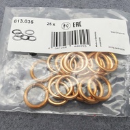 N0138157  25X Engine Oil Pan Drain Plug Kit Fit For V-W Je-tta Golf CC PASSAT AU-DI Q3 Q5 Q7 TT 8130