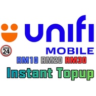 Unifi Mobile Prepaid Direct Topup Reload RM10 RM20 RM30