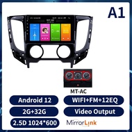 Acodo Carplay Android Auto Radio Player For Mitsubishi Triton L200 2015 - 2019 IPS Touch Screen FM WiFi BT Steering Wheel Controls Stereo Headunit GPS Bluetooth