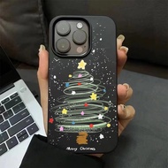 Casing iPhone 11 12 13 14 15 16 17 Pro Max Rotating Christmas Tree Case For iPhone 14 15pm 14PM 16PM