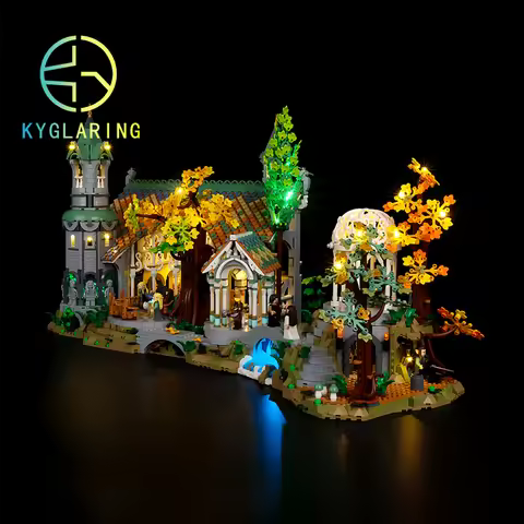 Kyglaring LED Light Kit For LEGO Rivendell 10316 Lord of the Rings Castle Building Blocks