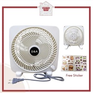 DNA Box Fan 9 Inch Box Fan 9 DNA Box Fan Table Fan/ Mini Box Fan/
