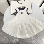 Chanel 白色女童連衣裙