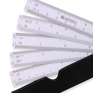 BUTTERFLY FAN SCALE RULER FOR ARCHITECTURE INTERIOR DESIGN DRAUGHTING