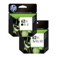 HP 62XL BLACK/TRI-COLOR INK CARTRIDGE [100% ORIGINAL]