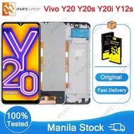 IPARTSEXPERT LCD For Vivo Y20s Y20 Y20i Y12s LCD Display Touch Screen Assembly With Frame