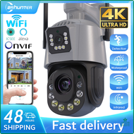 [Op055] กล้อง8MP Wi-Fi 4K 36X เลนส์คู่ซูมออปติคอลกล้องเฝ้าระวังกลางแจ้ง CCTV ตรวจจับมนุษย์การมองเห็น