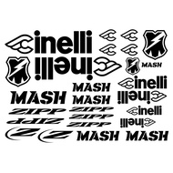<CB STICKER STEAL & COPY OUR ARTWORK!>Cinelli Mash Zipp 24 pcs Fixie Fixed bike cycling sticker cine