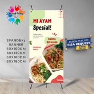 SPANDUK BANNER Mie Ayam Bakso Mie Pangsit Request Desain