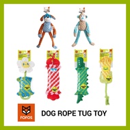 FOFOS Dog Puppy Toy Long Leg Dog & Monkey / FOFOS Rope Tug Toy Corn / Flowe / Crocodiles /Lobster To
