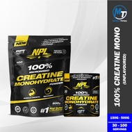 Pure Creatine Monohydrate by NPL (150g / 500g)(Unflavoured) - Strength, Recovery, Lean Muscle Mass