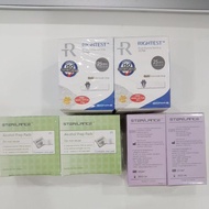 BIONIME GS700 TEST STRIPS 2x25'S F. O. C LANCETS 2×25'S, ALCOHOL SWABS 2x25'S