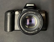 Canon Eos 500 菲林相機 連 Minolta 50mm 手動鏡頭