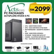 PC PACKAGES | RYZEN 5 | ASUS GEFORCE GT710 | GIGABYTE A520M | 16GB DDR4 | 512GB SSD