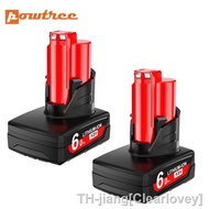 3.0Ah/6.0Ah 12V Rechargeable lithium Battery For Milwaukee M12 XC Cordless Tools 48-11-2402 48-11-24