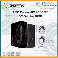 XFX Swift AMD Radeon RX 9060 XT OC Gaming with 16GB GDDR6 HDMI 2xDP, AMD RDNATM 4 - (Black / White)