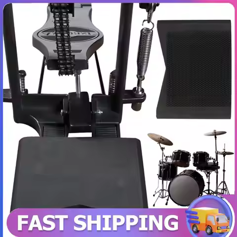 2Pcs Anti Slip Drum Block Double Kick Pedal Block Slide Prevention Keyboard Pedal Block Universal Dr