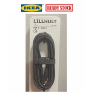 IKEA LILLHULT USB cable, USB-C to USB-C, 1.5m