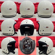 Helmet Bell RT Cream White with Black Decal