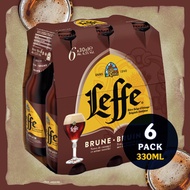 Leffe Bruin Brune Dubbel Brown Ale - Pack of 6 x 330ml Bottles [Belgian Beer]