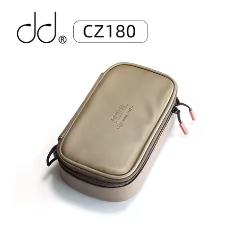 DD ddHiFi CZ180 Portable HiFi Storage Case With Composite Leather And Customized YKK Double Slider Z