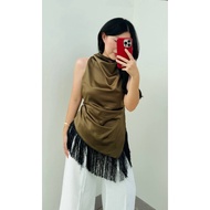 AVIE FRINGE TOP PREMIUM FRINGE TOP/