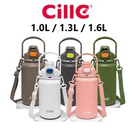 Cille 316 Stainless Steel Tumbler Flask Water Bottle Hot Cold Air Botol Tahan Panas XB-22137/22138/2