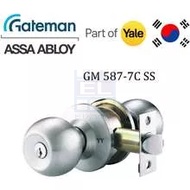 GATEMAN GM-587-7C SS CYLINDRICAL DOOR KNOB