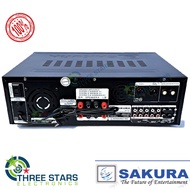 ♞,♘2022 Original Sakura Amplifier / Sakura AV-735 700W X2  Karaoke Mixing Amplifier