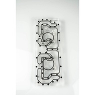 Dynamic XL Side Water Distribution Plates Dual D5 Pump Model