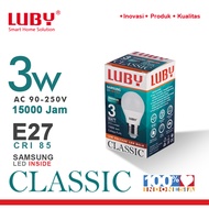 CAHAYA LUBY LED Bulb 3W 5W 7W 9W 12W 15W 18W 24W 30W Classic White Light LED Light Bulb