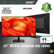 TITAN ARMY 27” FAST IPS FHD 180Hz 1ms 115%sRGB HDR10 Adaptive Sync Gaming Monitor (P2710G)- [1920x10