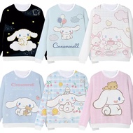 Sanrio Cinnamoroll Little Twin Stars Character Cartoon Customise  Sweater Pullover Shirt