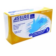 Assure Nitrile Examination Gloves Powder Free Size S