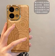 เคสโทรศัพท์ซิลิโคนพรีเมี่ยมสำหรับ Oppo Reno 12 pro 14 pro 13 Find X8 เลนส์โลหะแบบครอบเต็มสไตล์วินเทจ