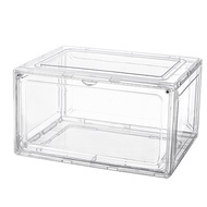 S5Magnetic Suction Sneaker Storage Box Transparent Basketball Shoes Shoe Box Collection Display Shoe Cabinet