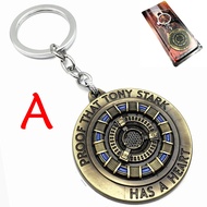 Tony Stark Has a Heart Iron Man arc reactor keychain @ Marvel Avengers