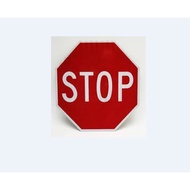 Acrylic plate stop sign