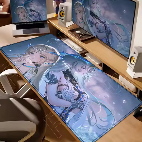 New Cartethyia Zani Augusta Desk Mat Pretty Anime Girl Wuthering Waves Mouse Pad Laptop XXL 1200×600