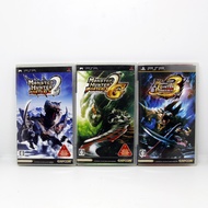 ชุดแผ่นเกมส์  Monster Hunter &amp; God Eater Rurst โซน JP เครื่อง Sony PSP