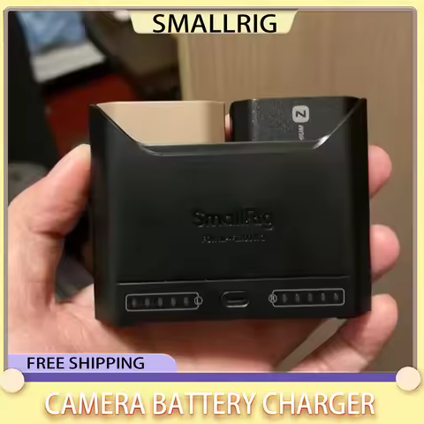 SmallRig Camera Battery Charger Compact External Power Supply for Sony NP-FZ100 Canon LP-E6P Nikon E